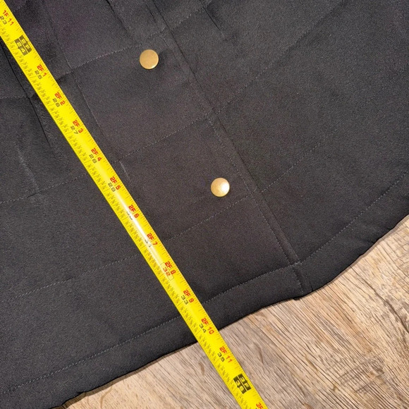 Tulle • Anthropologie • Black Quilted Coat - Picture 8 of 12